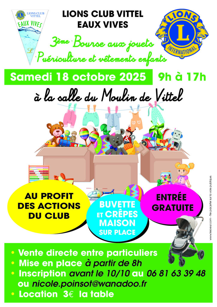 Bourse aux jouets, puériculture et vêtements enfants